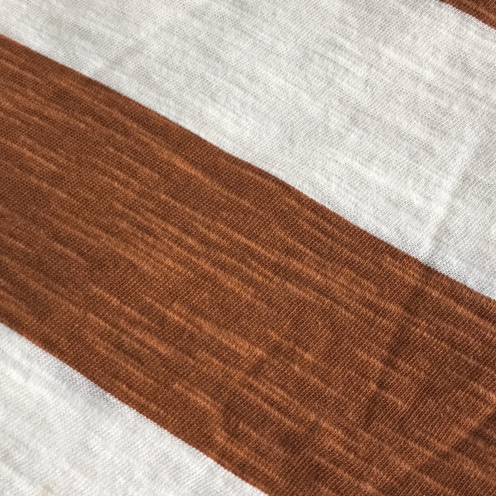 Rust Striped Racerback Tank Top - Picture 2 of 5